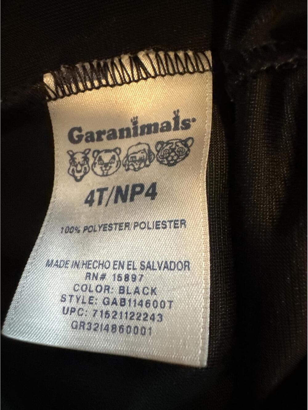 Garanimals Boys Shorts 4T Black Comfortable Casual - Picture 2 of 3